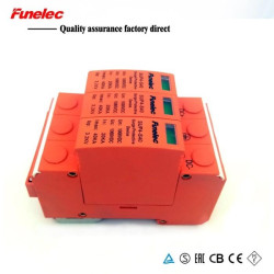 DC SPD 3P 1500V 20-40KA Surge Arrester Protect Device Solar Cell Surya